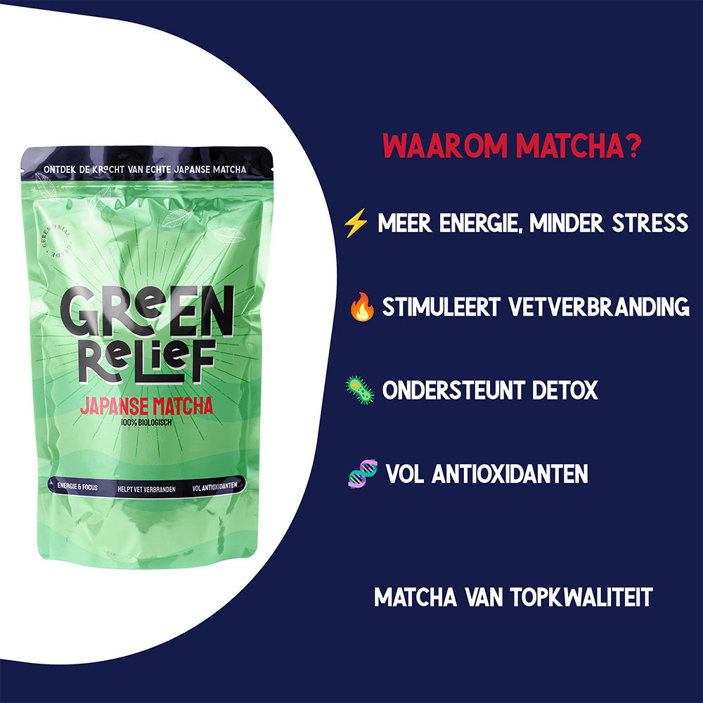 Matcha Tea | Ceremonial Grade - 50 gram + Gratis Matchalepel